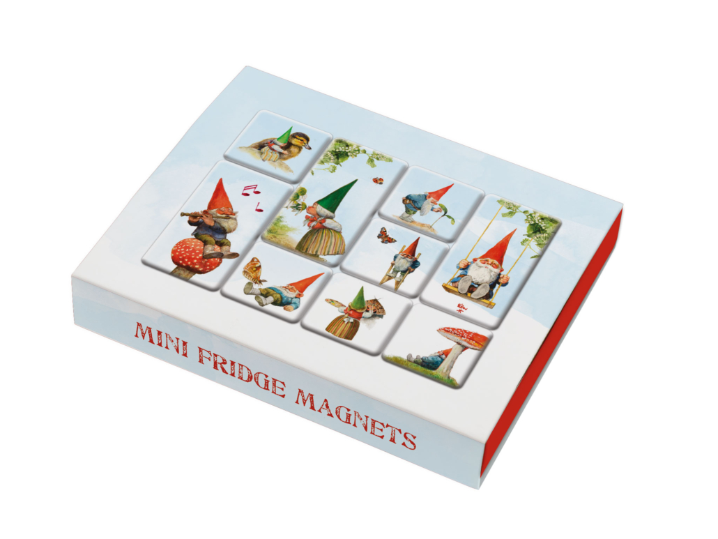 Set Kühlschrankmagnete: Kabouter, Rien Poortvliet