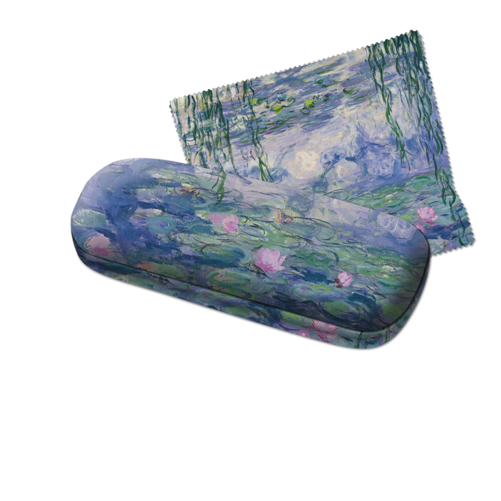 Brillenetui mit Putztuch: Water Lilies, Claude Monet