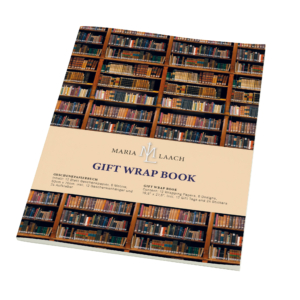 Geschenkpapier: Bücher, Die Klosterbibliothek, Maria Laach
