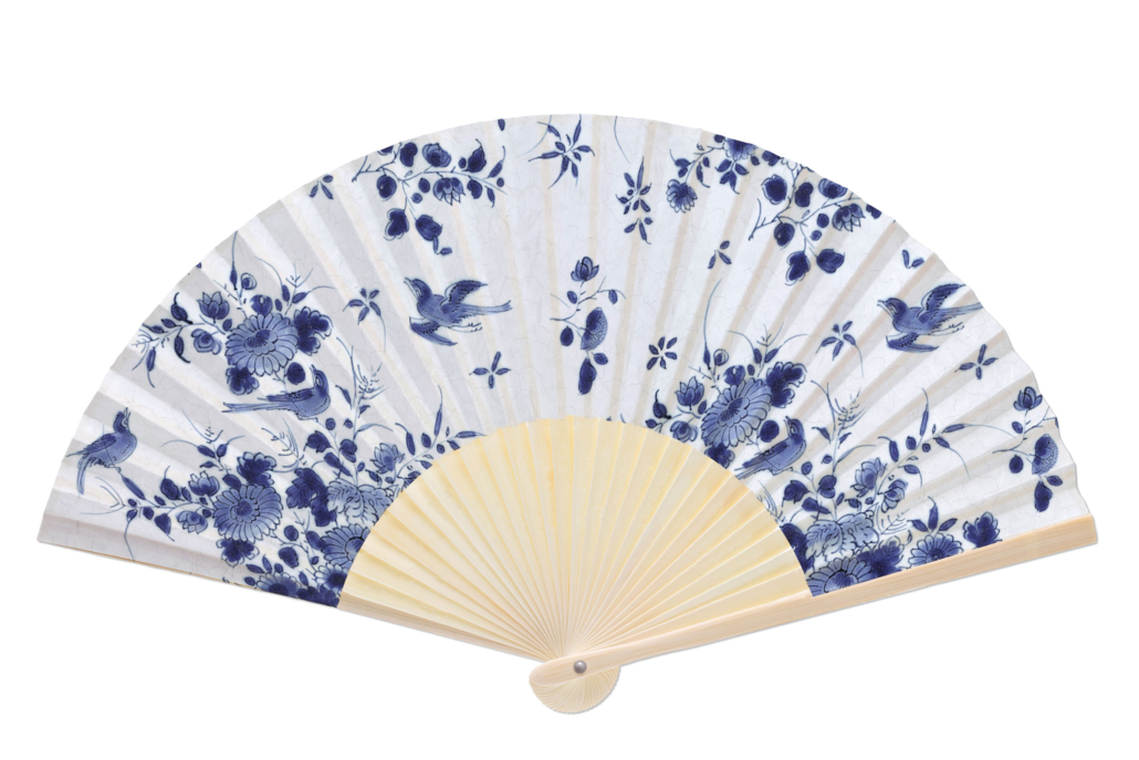 Fächer: Delft Blue, Rijksmuseum Amsterdam