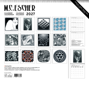 M.C. Escher Monatskalender 2027