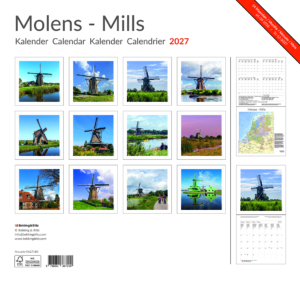 Windmühlen Monatskalender 2027