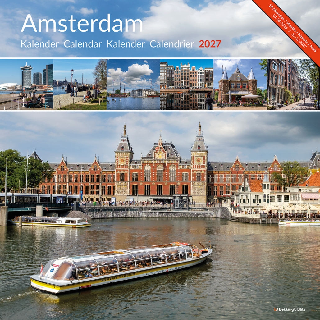 Amsterdam Monatskalender 2027