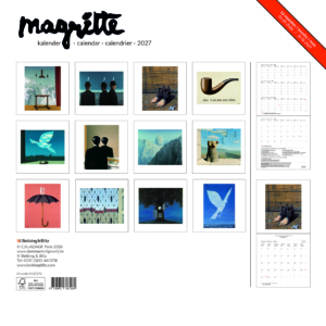 Magritte Monatskalender 2027