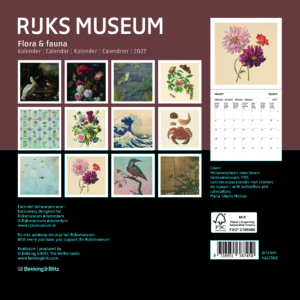 Rijksmuseum mini Monatskalender 2027
