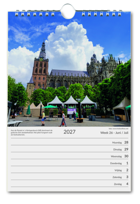 Holland Wochenkalender 2027