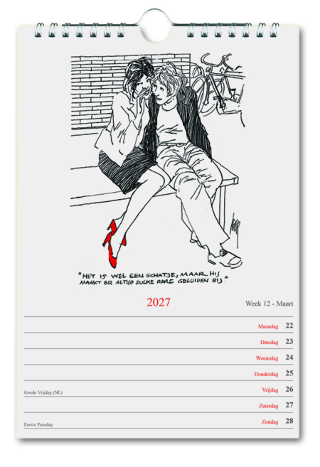 Peter van Staaten Wochenkalender 2027