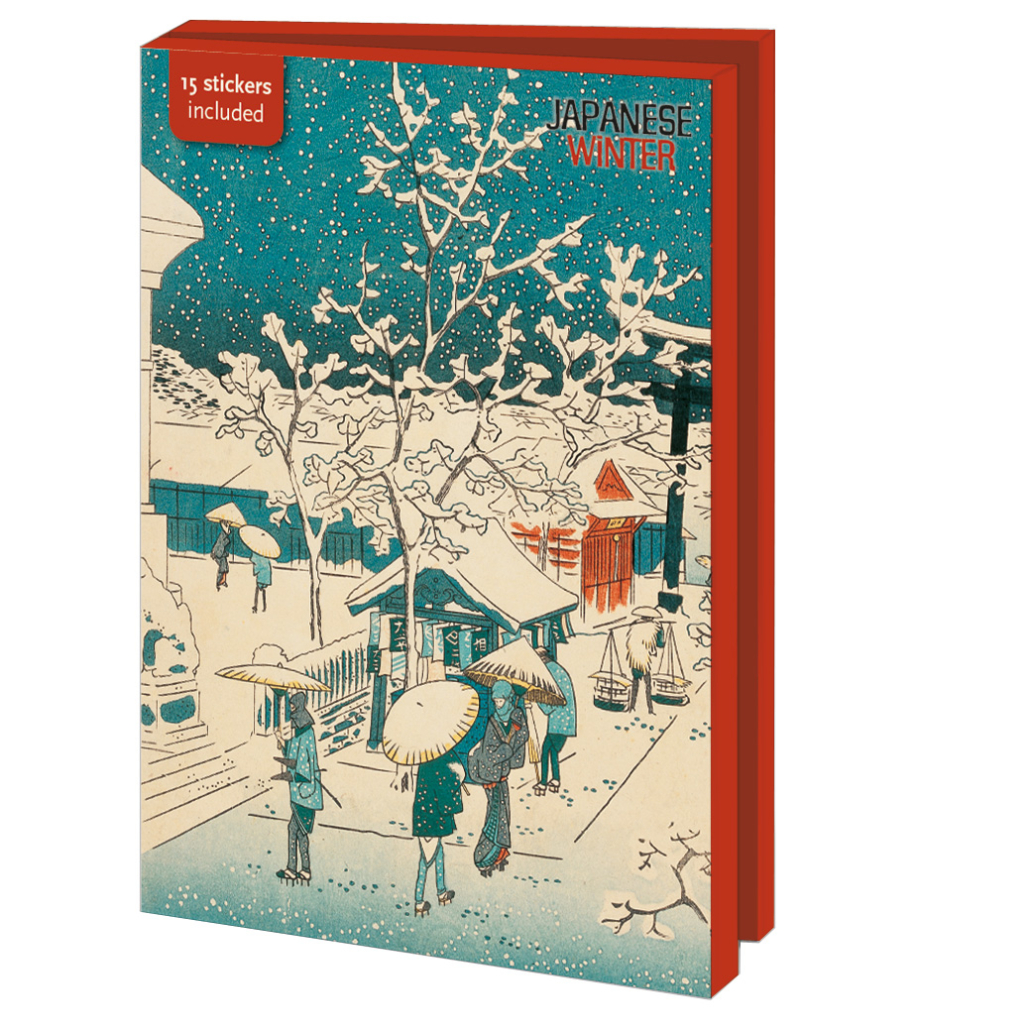 Grußkartenbox mit Umschläge: Japanese Winter