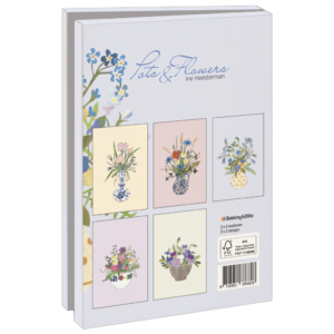 Grußkartenbox mit Umschläge: Pots & Flowers, Ine Heesterman