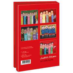 Grußkartenbox mit Umschläge – Groß: Uit volle borst, Judith Stam