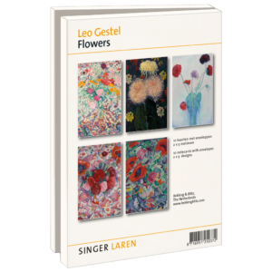 Grußkartenbox mit Umschläge – Groß: Flowers, Leo Gestel, Singer, Laren