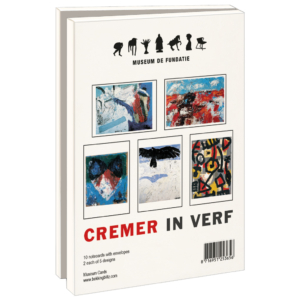 Grußkartenbox mit Umschläge – Groß: Cremer in verf, Jan Cremer, Museum de Fundatie