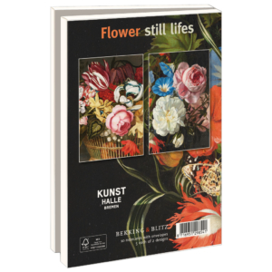 Grußkartenbox mit Umschläge – Groß: Flower still lifes, Kunst Halle Bremen