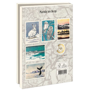 Grußkartenbox mit Umschläge – Groß: Arctic snow, Marieke ten Berge