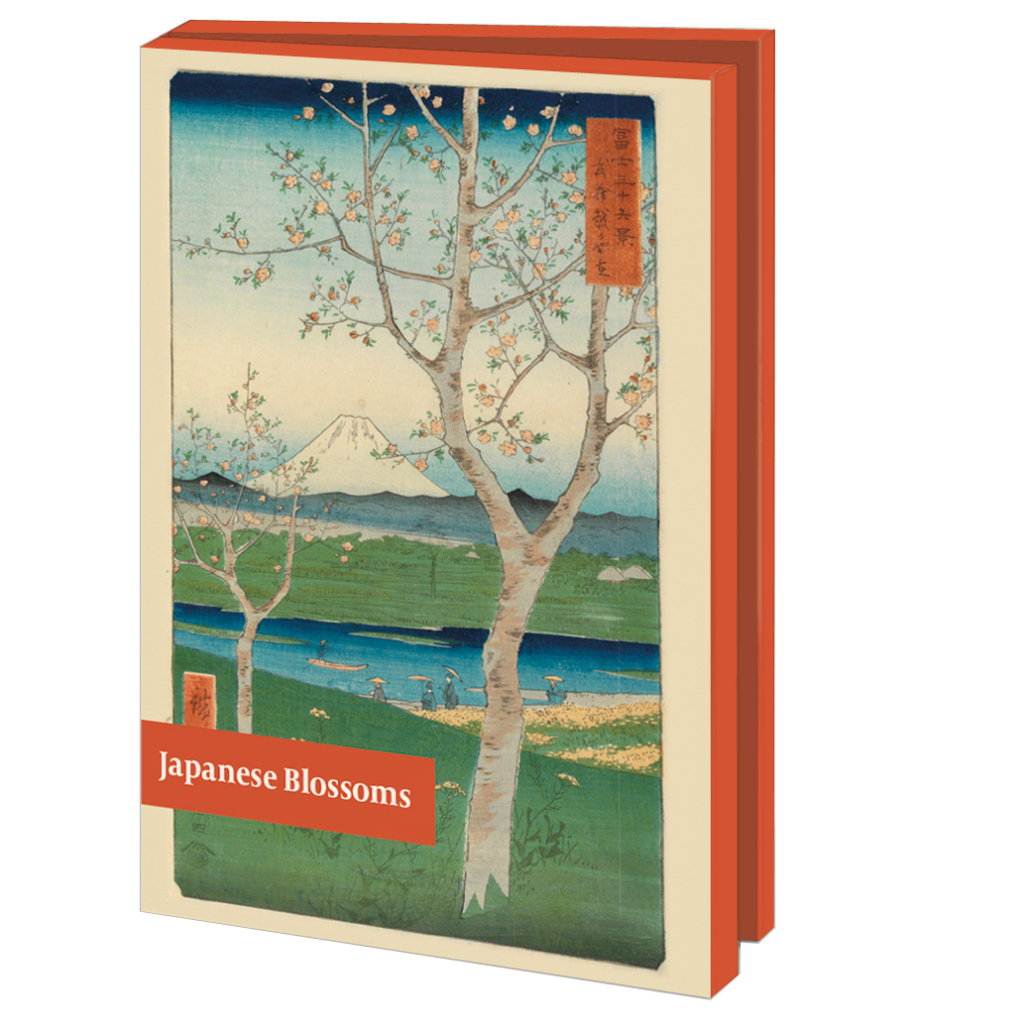 Grußkartenbox mit Umschläge – Groß: Japanese Blossoms, The Fitzwilliam Museum