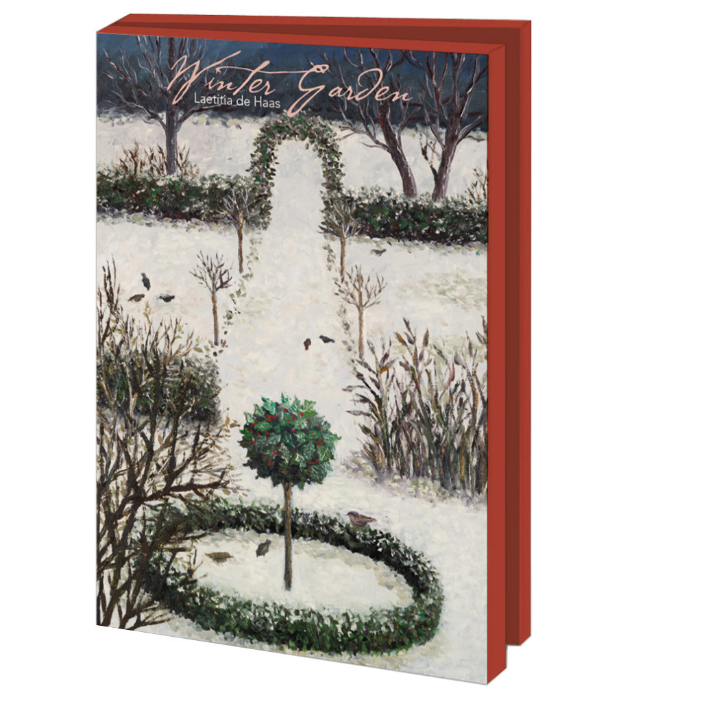 Grußkartenbox mit Umschläge – Groß: Winter Garden, Laetitia de Haas