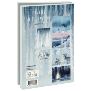 Grußkartenbox mit Umschlägen – Groß: Somewhere in the snow, Linde Faas