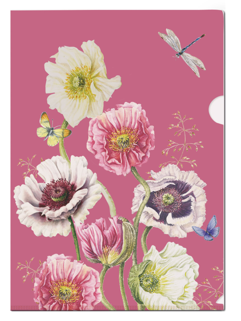 Dokumenthüllen A4: Wild Flower Field, Janneke Brinkman-Salentijn
