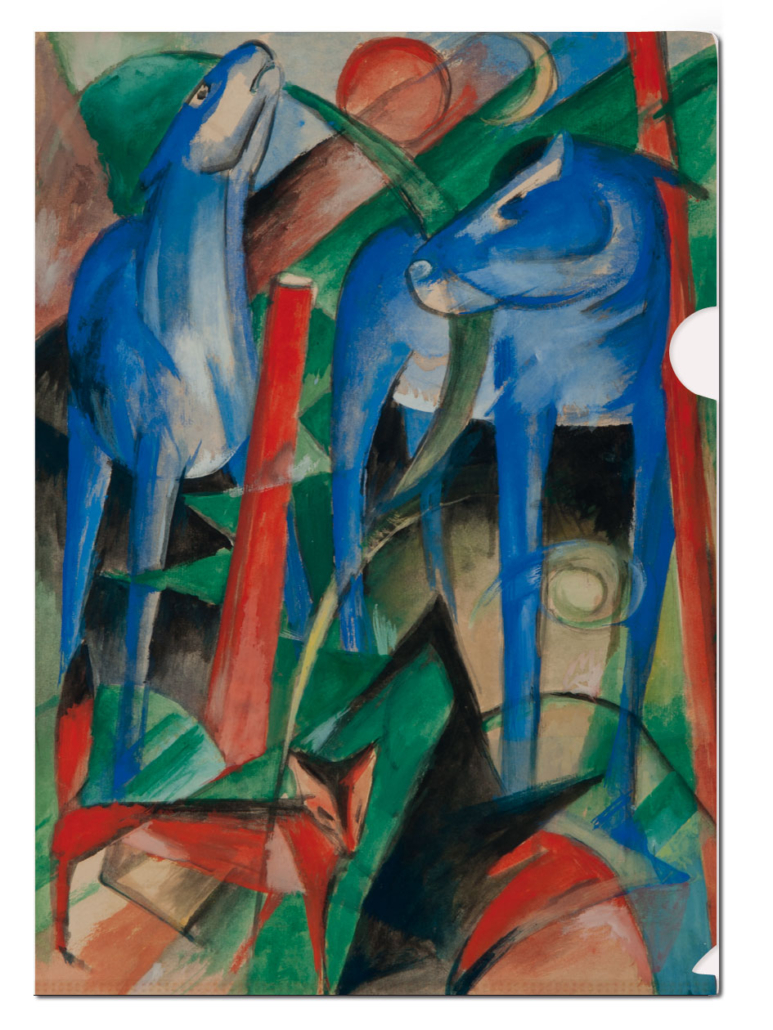 Dokumenthüllen A4: The creation of the horses, Franz Marc, Museum de Fundatie