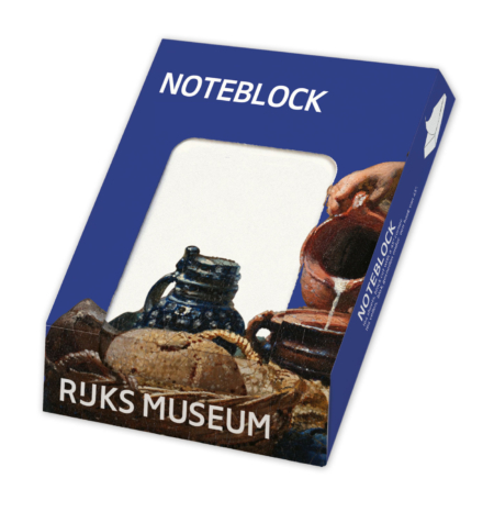 Notizblock: The Milkmaid/The Milkmaid, Johannes Vermeer, Rijksmuseum Amsterdam