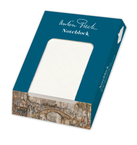 Notizblock: Stadtbild, Anton Pieck