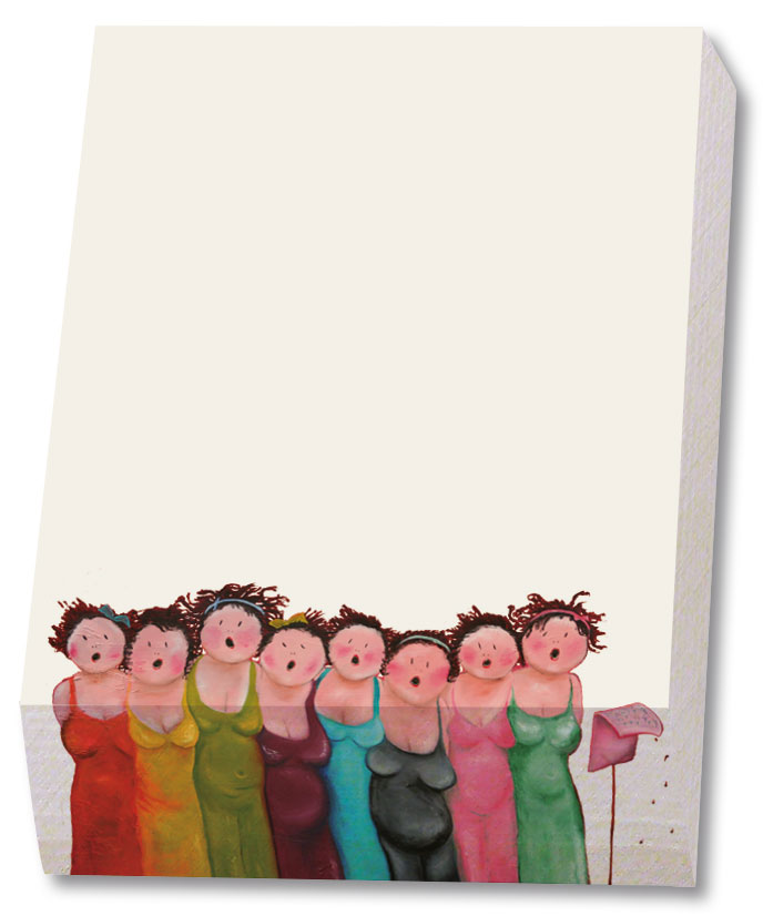 Notizblock: Uit volle borst, Judith Stam