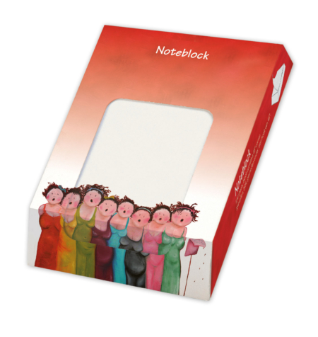 Notizblock: Uit volle borst, Judith Stam