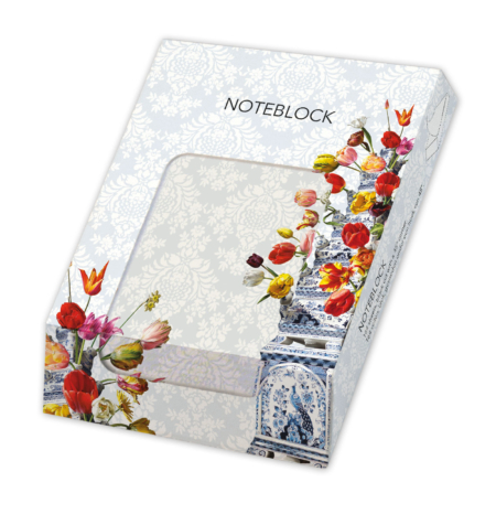 Notizblock: Bloemstilleven met Tulpenvaas, Roman Reisinger