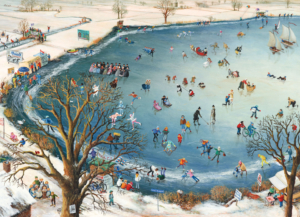 Puzzle (1.000 Stücke): IJsbaan, Charlotte Dematons