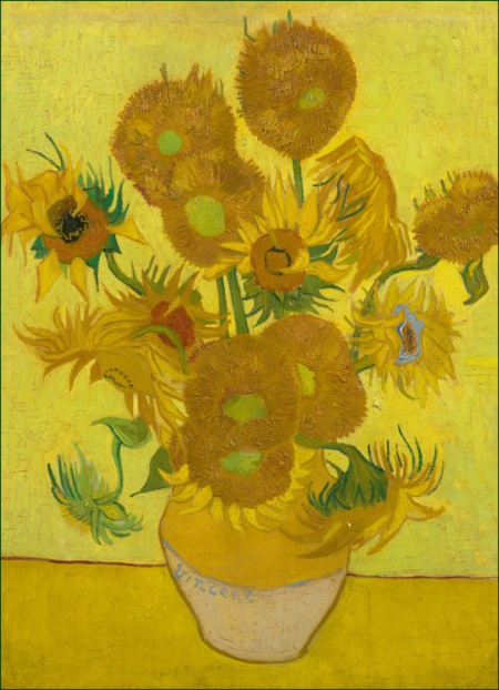 Puzzle (1.000 Teile): Sonnenblumen, Vincent van Gogh, Van Gogh Museum