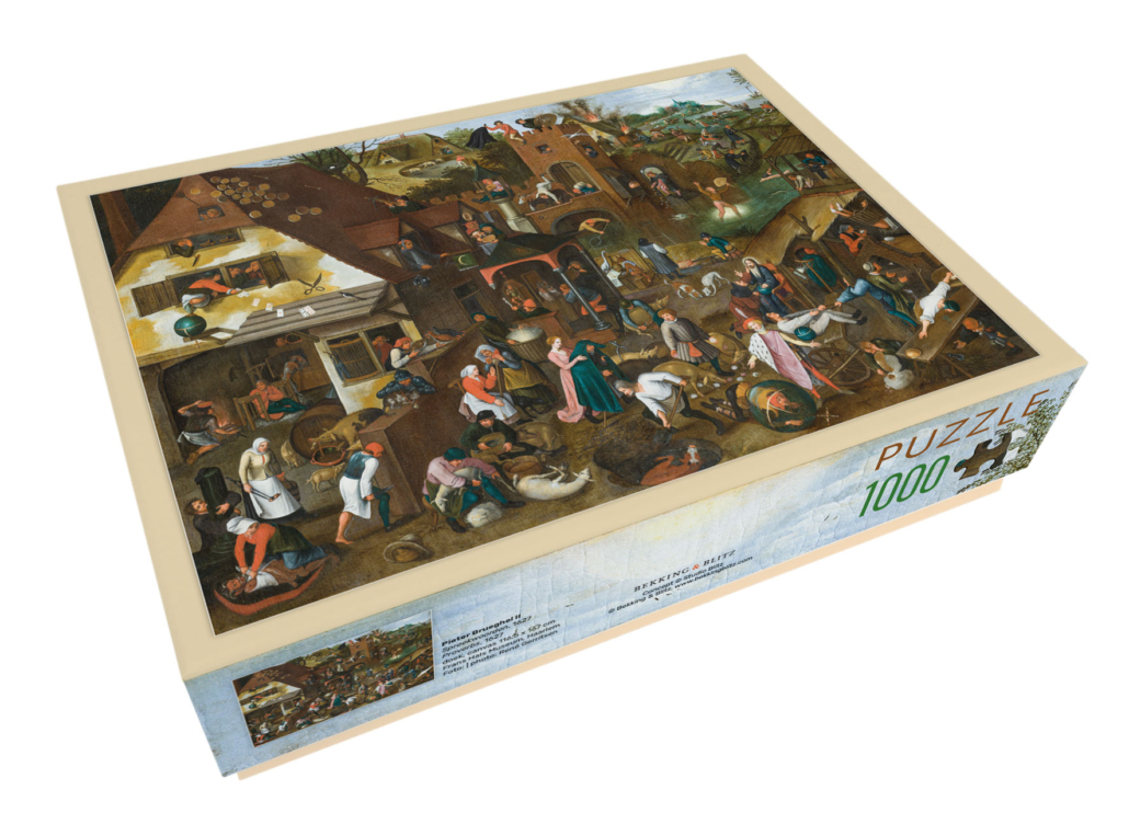 Puzzle (1.000 Teile): Sprichwörter, Pieter Brueghel II
