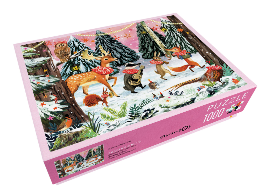 Puzzle (1.000 Teile): Weihnachten, Miriam Bos
