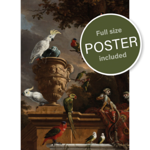 Puzzle (1.000 Teile): Die Menagerie, Melchior d’Hondecoeter, Rijksmuseum Amsterdam