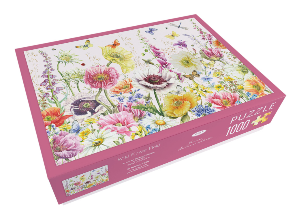 Puzzle (1.000 Teile): Wild Flower Field, Janneke Brinkman-Salentijn