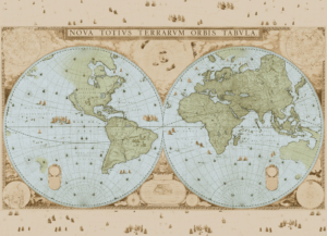 Puzzle (1.000 Stücke): Wandkaart van de wereld door Joan Blaeu, Het Scheepvaartmuseum