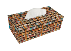 Taschentuchbox-Halter: Die Klosterbibliothek, Maria Laach