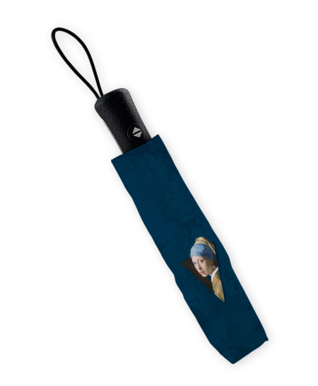 Regenschirm faltbar: Meisje met de parel – Girl with the Pearl Earring, Vermeer, Mauritshuis