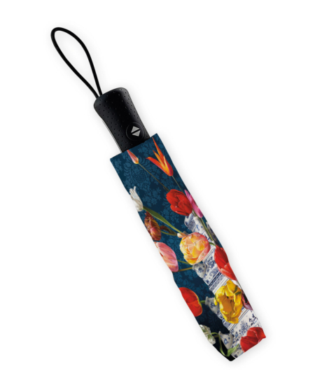 Regenschirm faltbar: Bloemstilleven met Tulpenvaas, Roman Reisinger