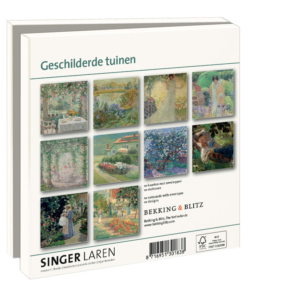 Grußkartenbox mit Umschläge – Quadratisch: Geschilderde tuinen, Singer Laren