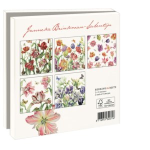 Grußkartenbox mit Umschläge – Quadratisch: Tulpen, Janneke Brinkman