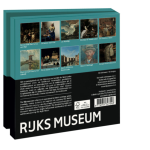 Grußkartenbox mit Umschläge – Quadratisch: Highlights, Collection Rijksmuseum Amsterdam