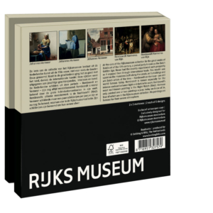 Grußkartenbox mit Umschläge – Quadratisch: Rembrandt / Vermeer, Collection Rijksmuseum Amsterdam