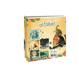 Grußkartenbox mit Umschläge – Quadratisch: Alfabet, Charlotte Dematons