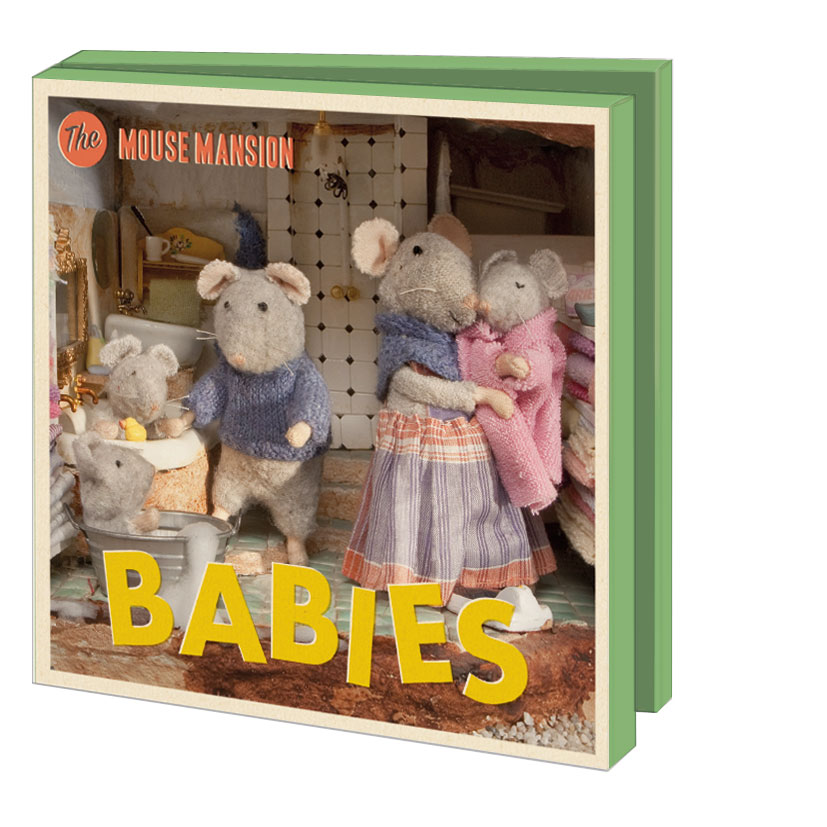 Grußkartenbox mit Umschläge – Quadratisch: Babies, The Mouse Mansion, Schaap & Muis Beheer B.V.