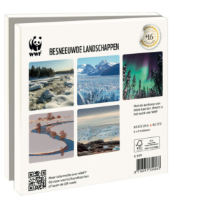 Grußkartenbox mit Umschläge – Quadratisch: Besneeuwde landschappen, Wereld Natuurfonds