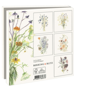 Grußkartenbox mit Umschläge – Quadratisch: Wildflower, Janny van den Broek