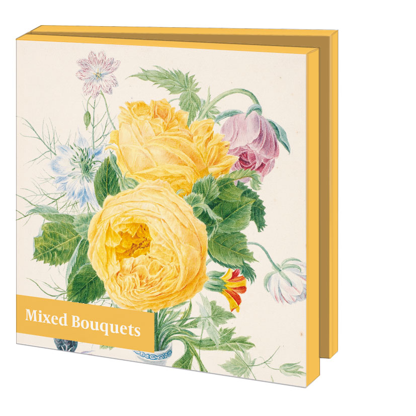 Grußkartenbox mit Umschläge – Quadratisch: Mixed Bouquets, The Fitzwilliam Museum