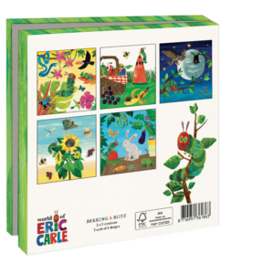 Grußkartenbox mit Umschläge – Quadratisch: Nature, The very hungry caterpillar, Eric Carle