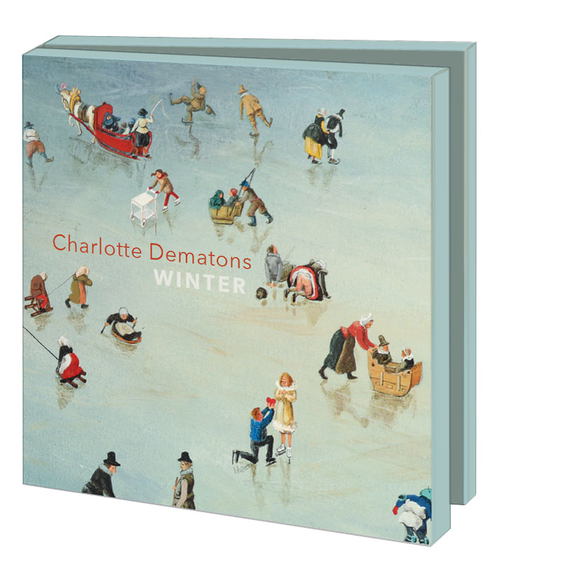 Grußkartenbox mit Umschläge – Quadratisch: Winter, Charlotte Dematons