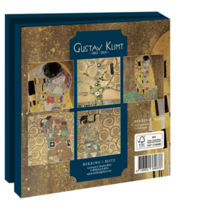 Grußkartenbox mit Umschläge – Quadratisch: Gustav Klimt